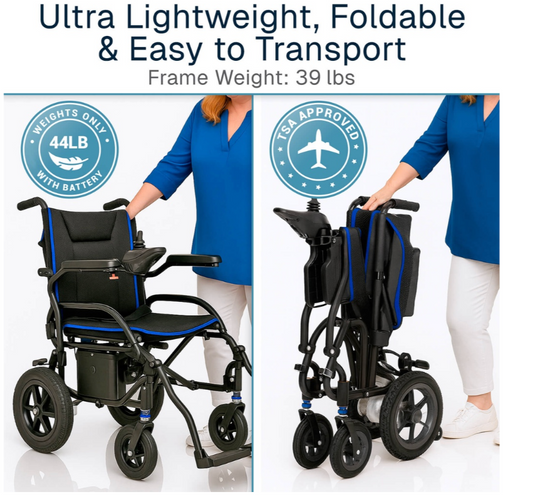 Air Frame Aluminum Power Wheelchair
