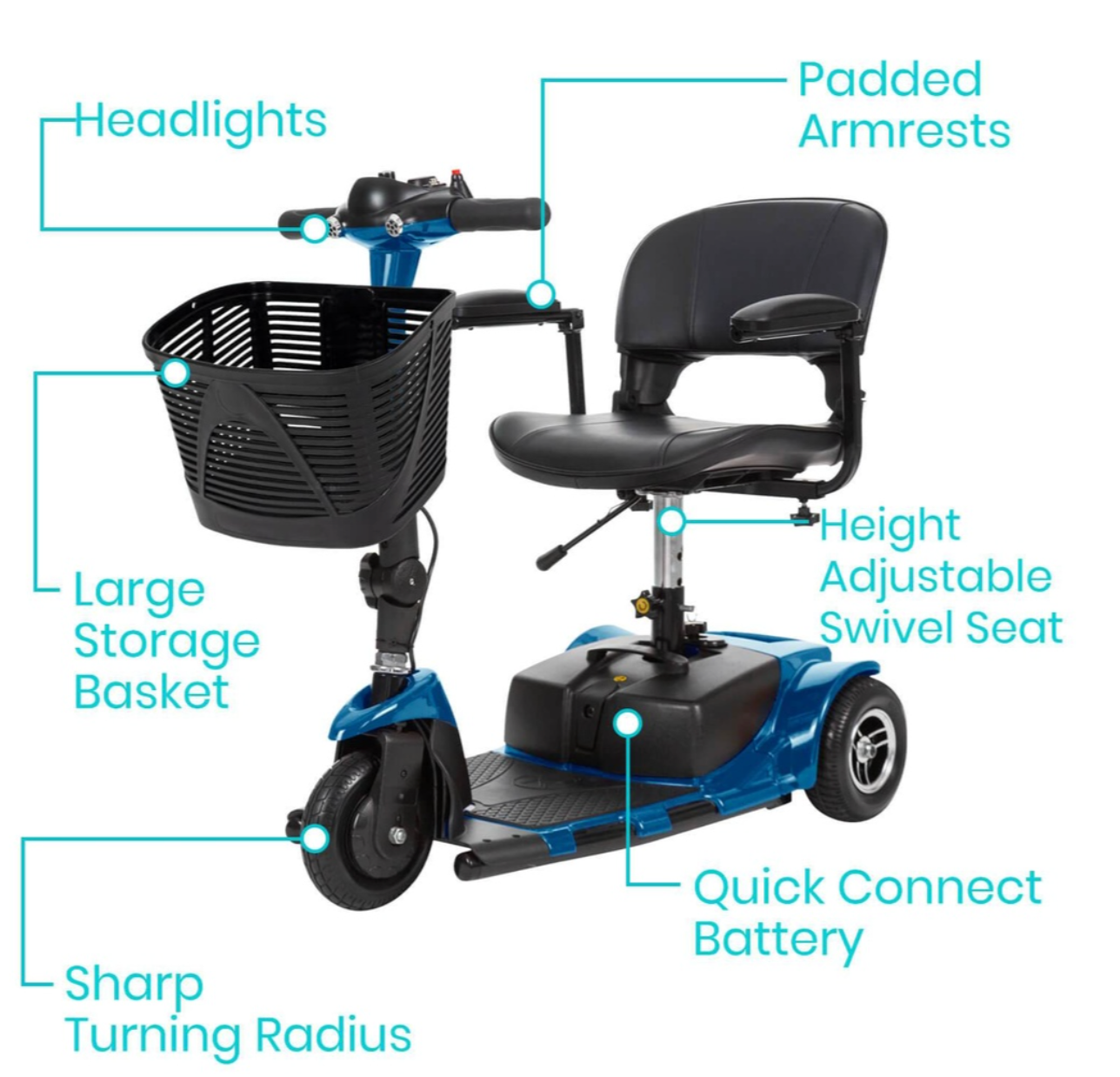 3 Wheel Mobility Scooter
