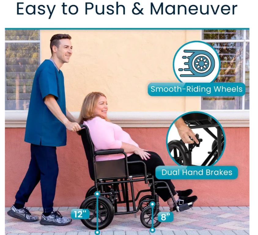 Bariatric Transport Wheelchair