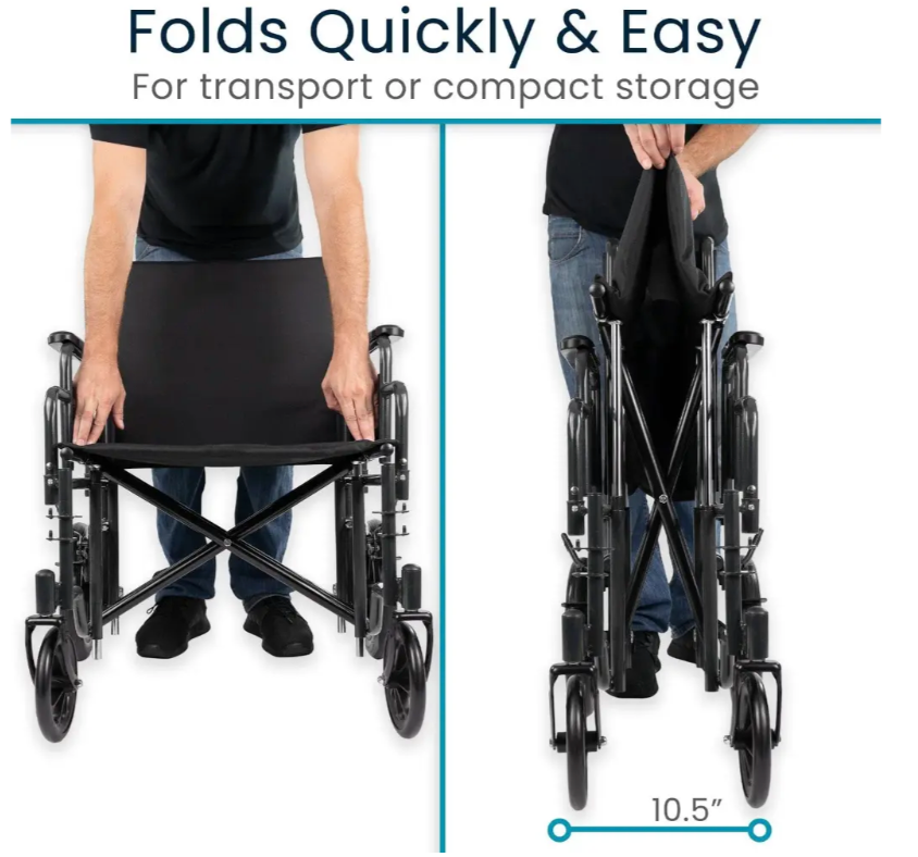 Bariatric Transport Wheelchair