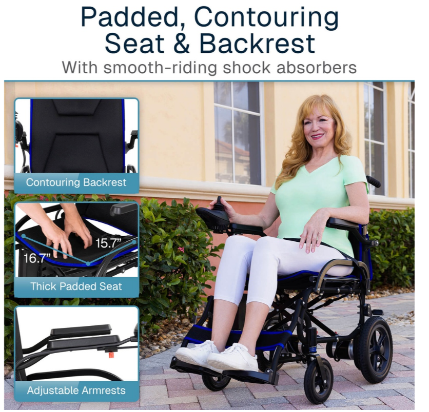 Air Frame Aluminum Power Wheelchair